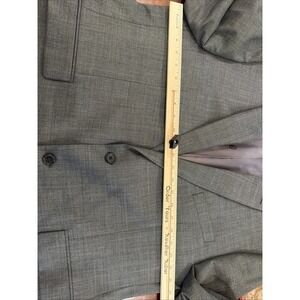 Polo Ralph Lauren Blazer Mens 46R Gray Wool Custom Fit 2 Piece Suit